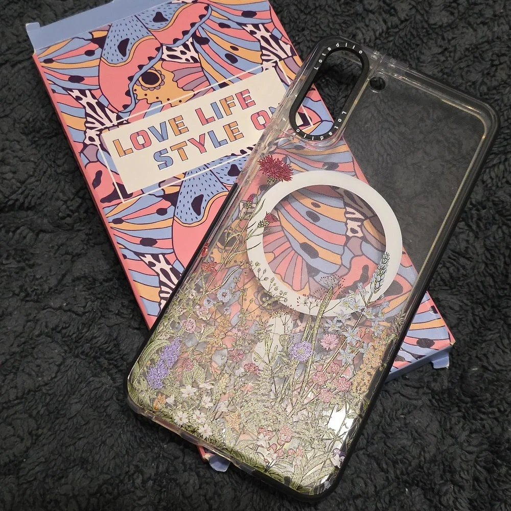 Galaxy S21 Floral Transparent Phone Case Soft